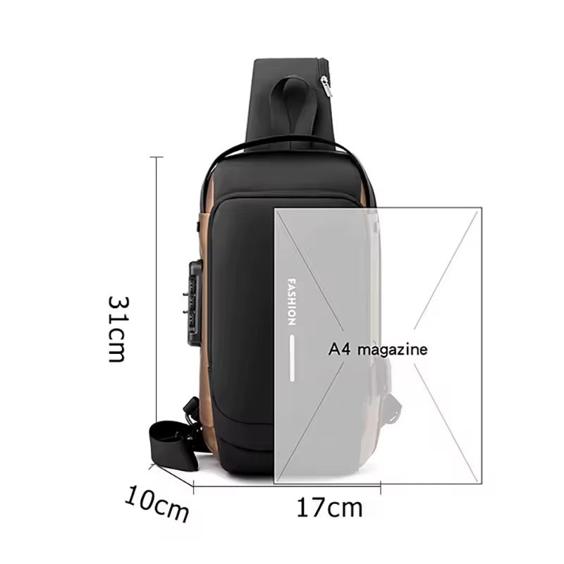 SecureGo® Mochila Antirobos con USB — Seguridad, energía y estilo
