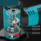 Amoladora Angular Inalámbrica · 12V · Corta, Lija y Pule sin Cables
