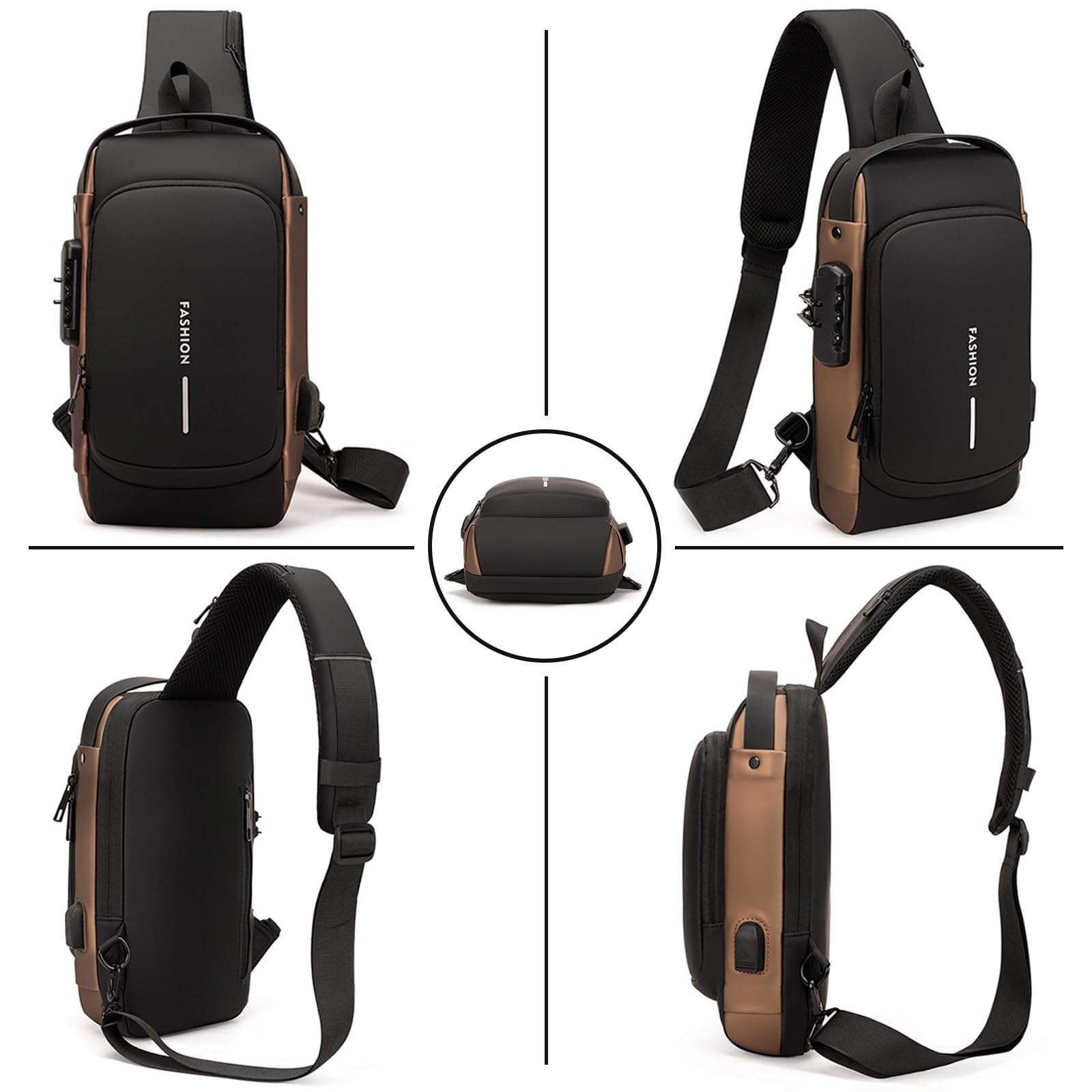 SecureGo® Mochila Antirobos con USB — Seguridad, energía y estilo