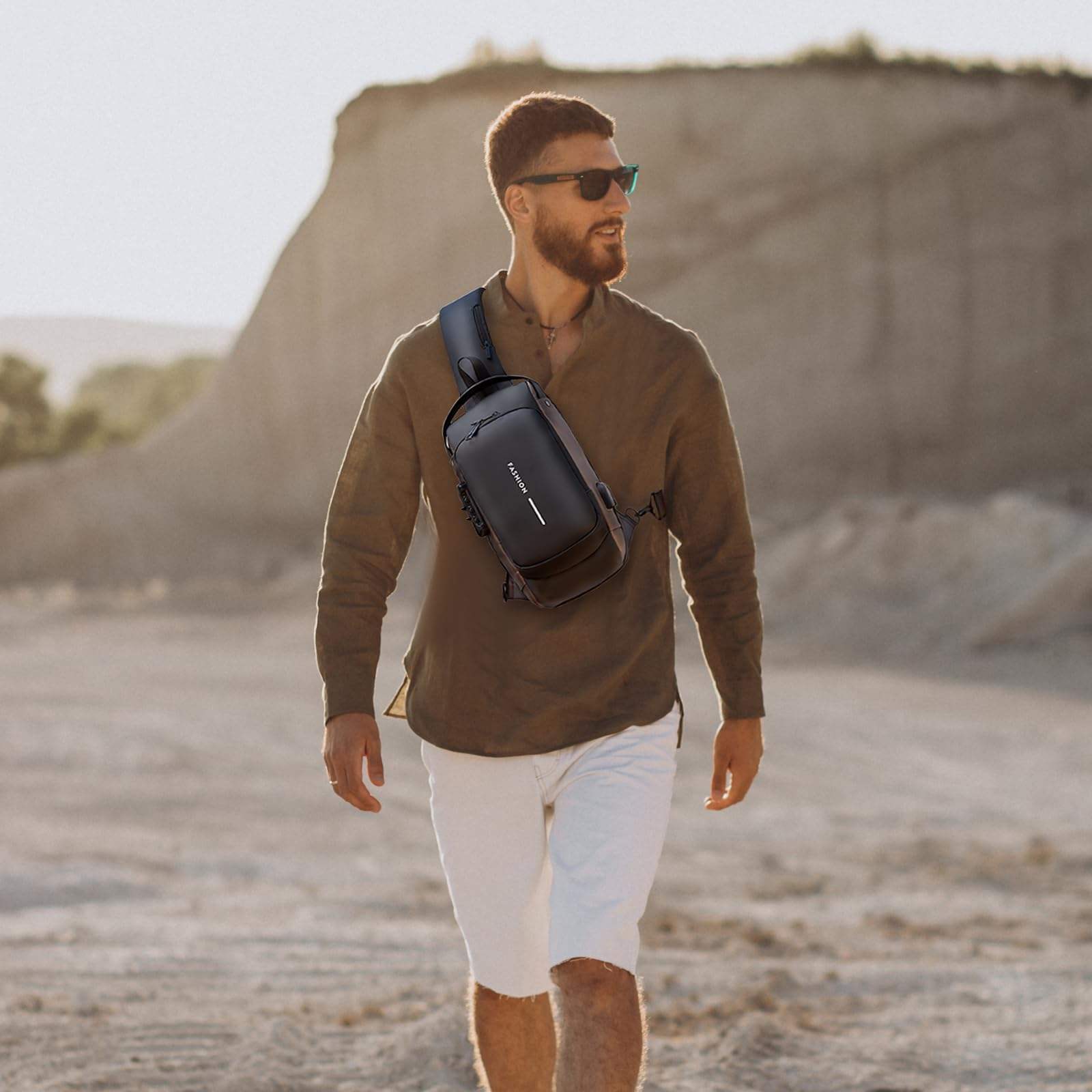 SecureGo® Mochila Antirobos con USB — Seguridad, energía y estilo