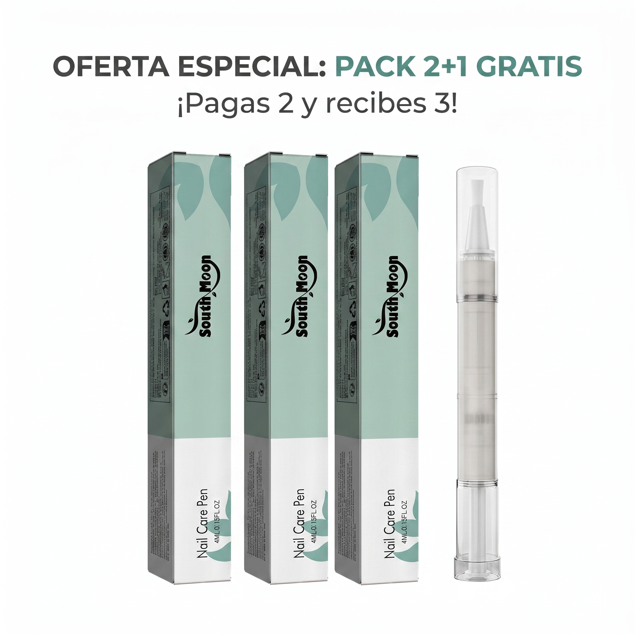 Pluma de Cuidado de Uñas | Trata Hongos, Repara y Fortalece con Fórmula Médica