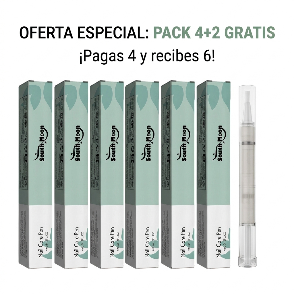 Pluma de Cuidado de Uñas | Trata Hongos, Repara y Fortalece con Fórmula Médica