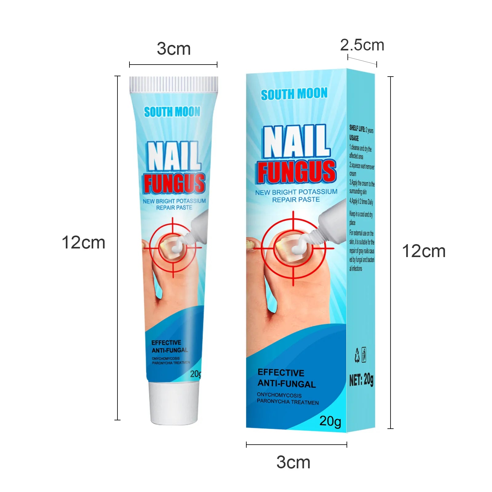 Crema Antifúngica para Uñas | Elimina Hongos, Engrosa y Restaura con Fórmula Herbal